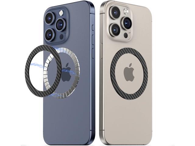 Magnetic Ring for Magsafe Sticker Phone Magnet, Compatible Universal Conversion MagSafe Adapter Upgrade Bulit-in Magnet Kit for Magsafe Stand,...