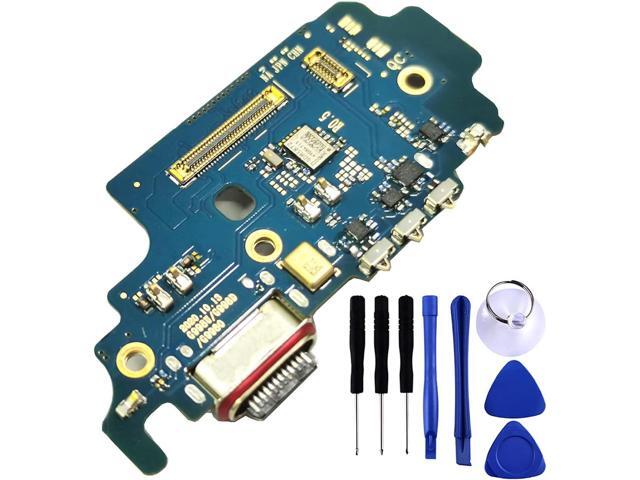 Galaxy S21 Ultra 5G USB Charging Port Flex Cable Replacement SM-G998U Type C Charger Dock Board Flex Cable Connector for S21 Ultra G998U Port Flex...