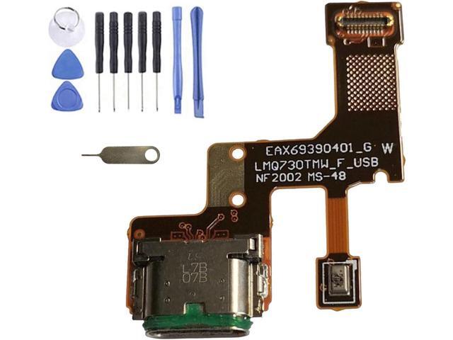 Stylo 6 Charging Port Connector Replacement Type c Charger Port Dock Board Parts for LG Stylo 6 Q730 Q730AMQ 6.8 Inch