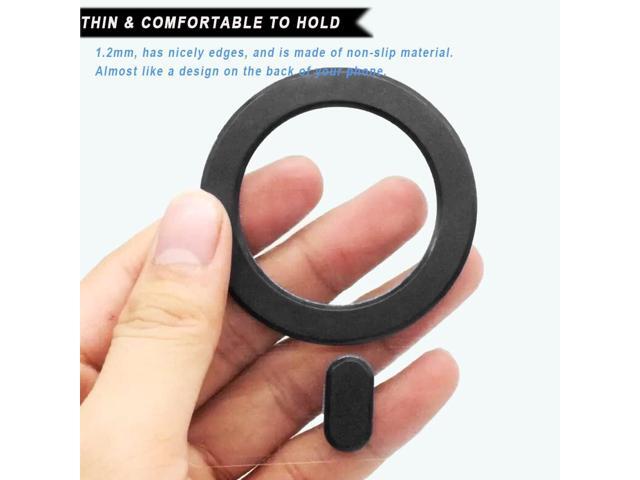 2 Pack Magnetic Adapter Ring, Universal Magnet Sticker Compatible with Magsafe Accessories & Wireless Charging for iPhone 15/14/13/12 Pro Max Mini,...