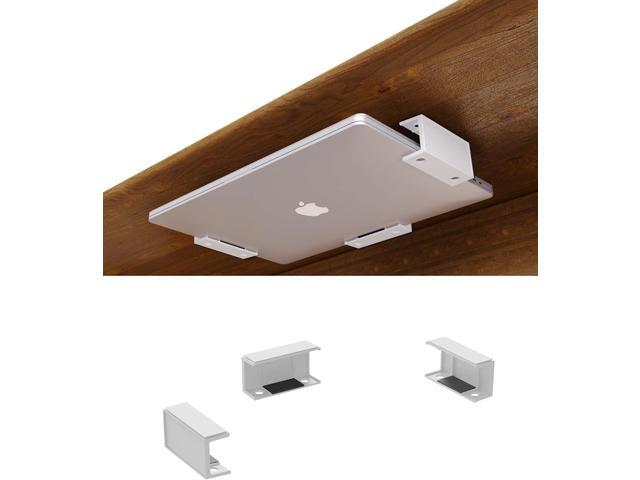 Under Desk Laptop Holder MacBook Drawer Mount for Keyboard & Small Devices Also Fit for Cable Box Wall Mount Tray Organizer Like Routers, Modems,...