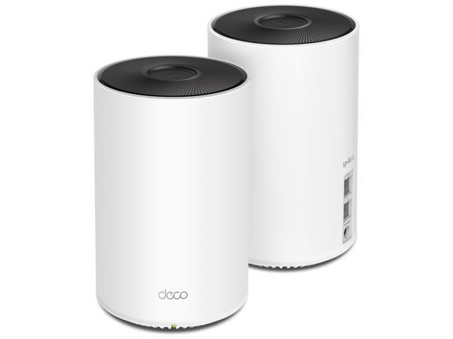 TP-Link Tri-Band Wi-Fi 6 Mesh Router System 2- Mesh Routers Coverage up to 5,500 sq. ft. Deco W7200 (2-pack)