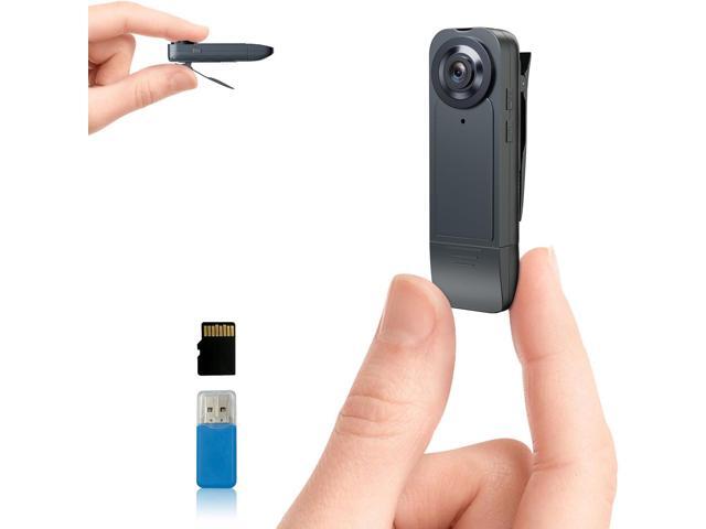Mini Body Camera with 1080P HD Recording Night Vision, Built-in 64GB Card 1000 mAh 6HR Battery Life Wearable Camcorder for Outdoor,Home,Sports,Pet...