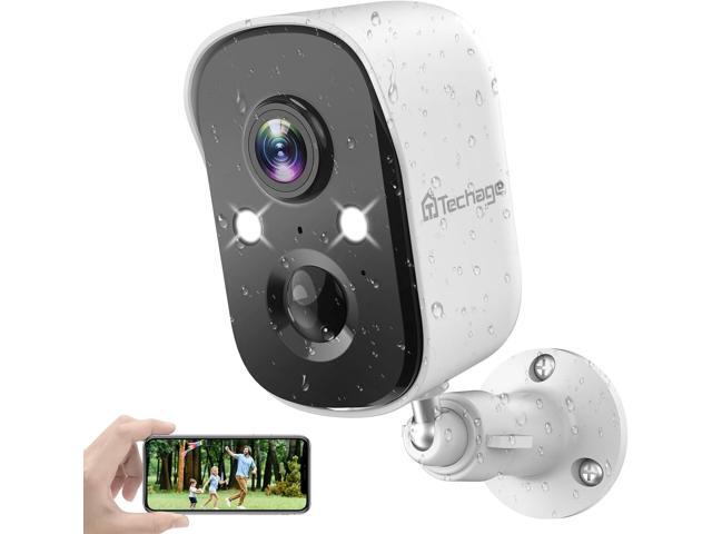 Security Cameras Wireless Outdoor, Battery Powered Wireless Cameras for Home Security with AI Motion Detection, 1080P Color Night Vision, 2-Way...