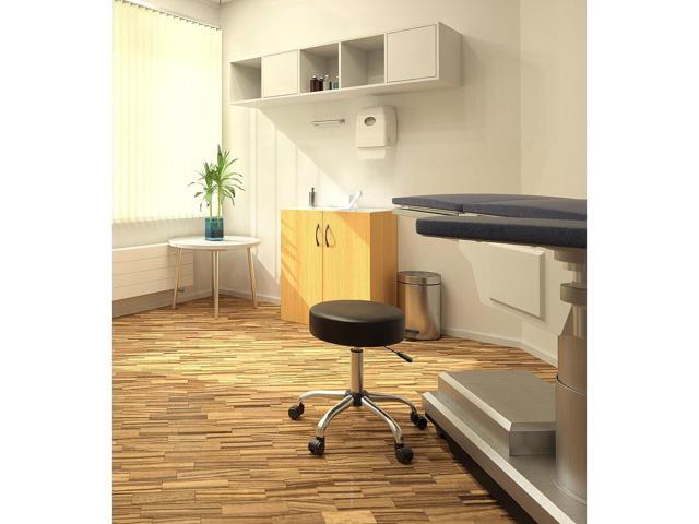 Boss Be Well Armless Medical Spa Professional Stool, Black (B240-BK)