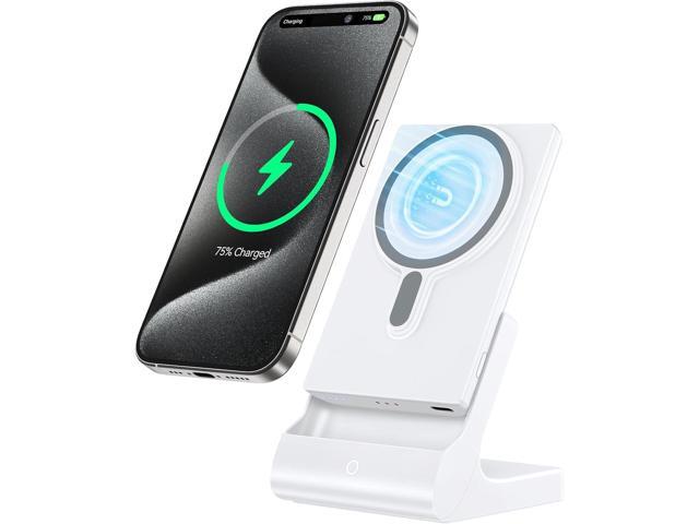 Magnetic Wireless Charger for iPhone: Portable Power Bank 5000mAh - Detachable Mag-Safe Battery Pack Compatible with iPhone 15 14 13 12 Pro Max Pro...