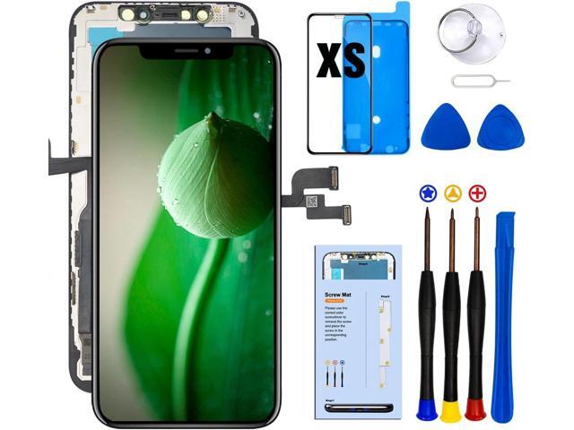 for iPhone 10s Xs Screen Replacement LCD 5.8, 3D Touch Screen Display Digitizer Repair Kits iPhone Xs Privacy Screen Protector Assembly with Repair...