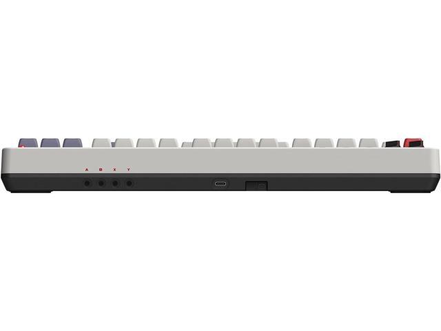 8Bitdo Retro Mechanical Keyboard, Bluetooth/2.4G/USB-C Hot Swappable Gaming Keyboard with 87 Keys, Dual Super Programmable Buttons for Windows and...