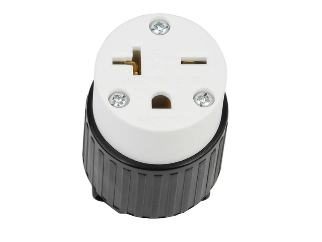 6-20R Self-wiring socket, Anti-drop 6-20R Female Industrial Plug Direct Connecto