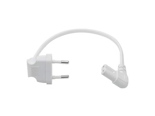 C7 90 Degree Angle AC Power Cord LED TV EU CEE7/16 to IEC C7 Power Lead Adapter 