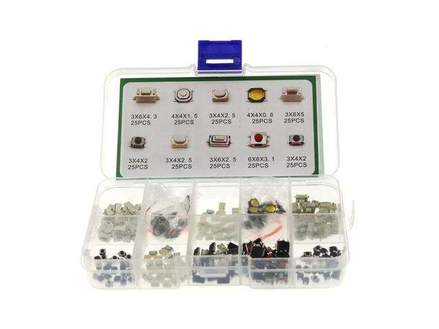 10 Kinds for Touch Package Small for Key Micro Button Sampl