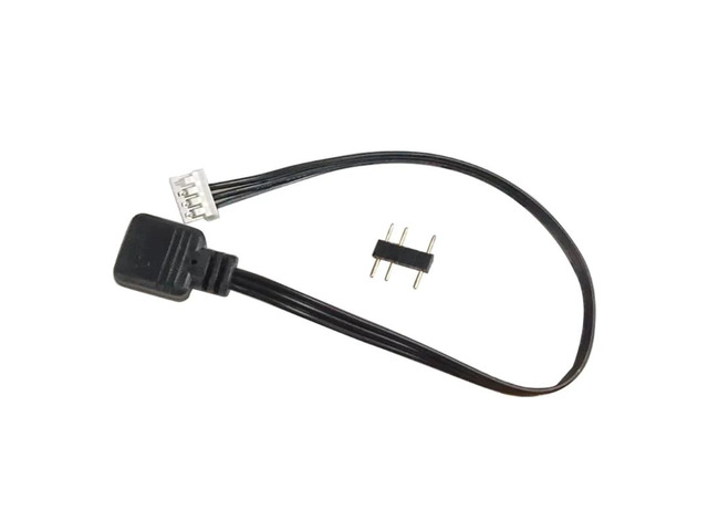 Small 4Pin to 5V ARGB 3Pin Fan Controller Adapter Cable for Coolmoon 5V Three-pi