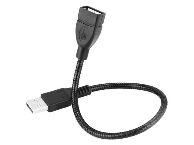 USB 2.0 Flexible Male To Female Extension Data Cable Mesh Metal Cord for Laptop PC USB Charger Power Bank