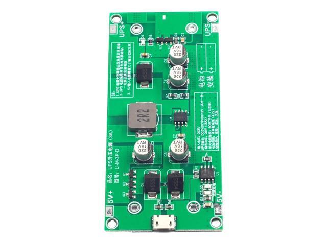 18650 Lithium Battery Charger Module 5V DC Boost Converter Board 15W 27W 36W 3A Fast Charge Micro UPS Power Supply