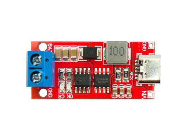 4S Type-C To 16.8V Boost Polymer Li-Ion Charger Module DC 3-6V Step Up Battery Converter Module Power Supply(4S 4A)