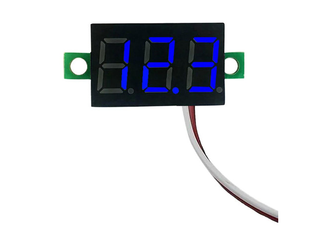 DC 2.5V-40V Digital Voltage Tester 2 Wires DC Voltage Display LED Display 0.28 I