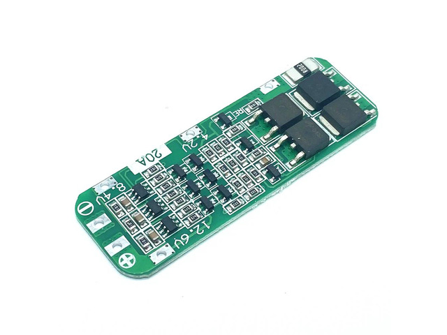 3S 20A Li-ion Lithium Battery 18650 Charger PCB BMS Protection Board For Drill Motor 12.6V Lipo Cell Module 64x20x3.4mm