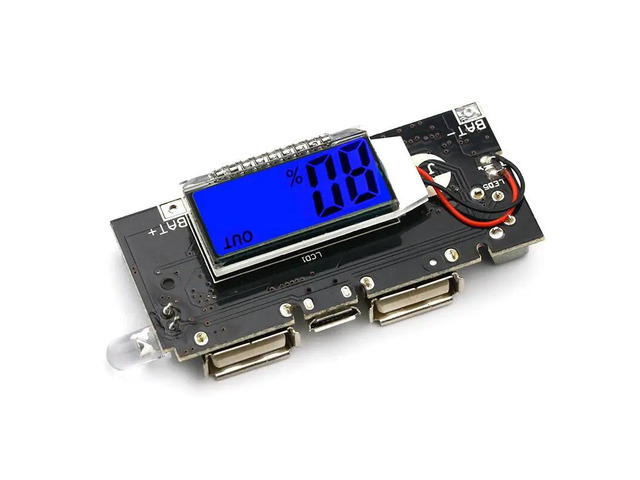 Dual USB 5V 1A 2.1A Mobile Power Bank 18650 Lithium Battery Charger Board Digita