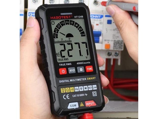 First picture~Smart Multimeter New Generation Mini Digital Multimeter 4000 Counts TRMS Ampere Voltage Detector Ohm Hz Capacitance Tester...