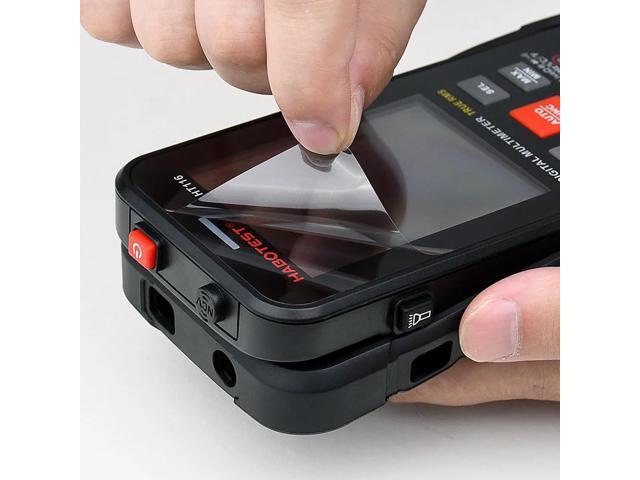 First picture~Digital Multimeter professional Smart Multimeter AC DC Voltage Current TRMS Capacitance HZ REL OHM MultiTester DMM Meter(Red HT116...