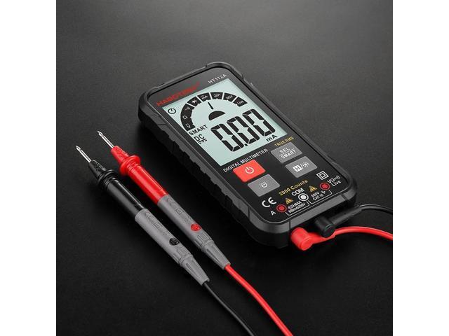 First picture~ Smart Multimeter Digital True RMS AC DC Voltage Current Ohm Tester professional 600V Digital Multimeter DMM AutoRange(Purple with 1P...