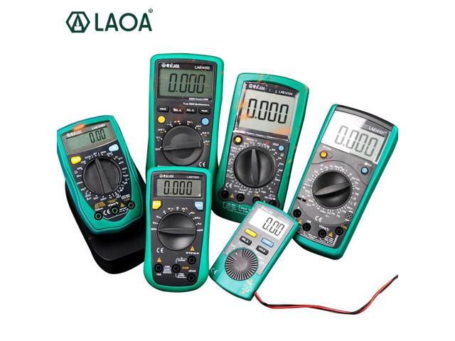 First picture~ Digital Multimeter AC/DC Ammeter Voltmeter Ohm portable Meter voltage meter Clamp Multimeter probe professional Tools(Red LA814101 )