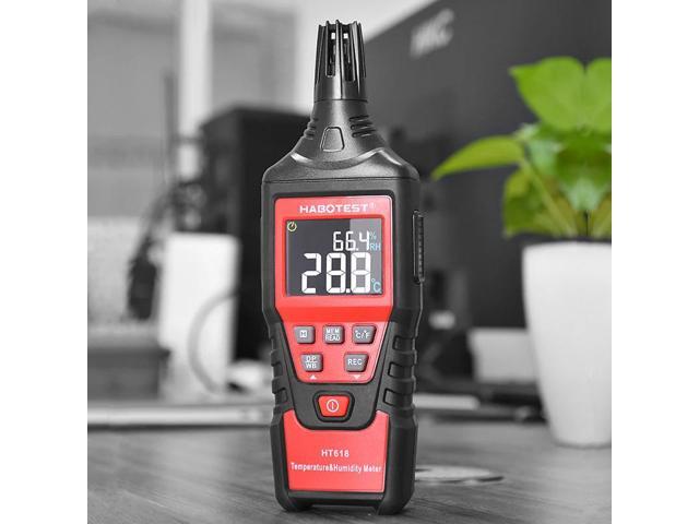 First picture~ Digital Temperature Humidity Meter Hygrometer Wet Bulb Dew point Weather Station Thermometer Gauge pyrometers Tester(Gold HT618 )