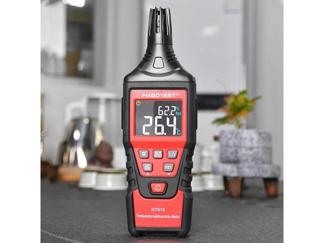 First picture~ Digital Temperature Humidity Meter Hygrometer Wet Bulb Dew point Weather Station Thermometer Gauge pyrometers Tester(Gold HT618 )