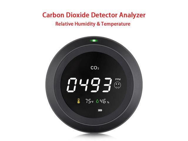 First picture~CO2 Detector Meter Air Analyzer Gas Detector Carbon Dioxide Sensor Co2 Monitor 5000ppm Temperature Humidity()