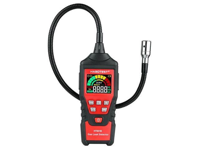 First picture~ Gas Analyzer Gas Leak Detector ppM Meter Combustible Flammable Natural Tester 9999 ppM 20% LEL(Green HT601A Standard )