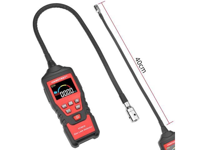 First picture~ Gas Analyzer Gas Leak Detector ppM Meter Combustible Flammable Natural Tester 9999 ppM 20% LEL(Green HT601A Standard )