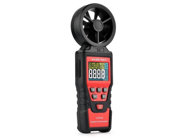 First picture~ HT625 Handheld Color Display Digital Anemometers Wind Speed Gauge Meter Air Volume Speed Scale MAX MIN AVG Measuring(Gold HT625A )