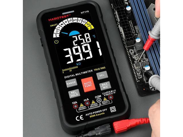 First picture~professional Smart Multimeter Digital HT116 Auto Range 1000V 10A Tester Ohm Hz Capacitance REL True RMS AC DC DMM Multitester