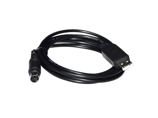FTDI FT232RL USB TO MINI DIN 5 PIN MD5 MALE CONVERTER SERIAL COMMUNICATION CABLE FOR PANASONIC GT SERIES TOUCHSCREEN TOOL PORT 3M Length