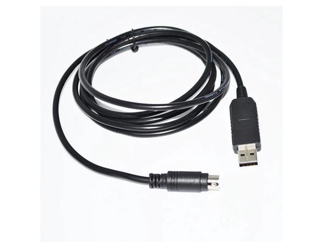 FTDI FT232RL USB TO MINI DIN 8P RS232 ADAPTER PLC PROGRAMMING CABLE FOR KENWOOD RADIO STATION PG-5G PG-5H TM-D710 TM-V71 RC-D710 (FT232RL) (1.8M...