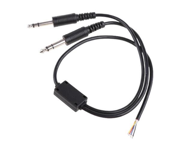 Gaming Cable Headphone Cable Extension Cord 3. 5mm Plug Noise Cancelling Cable for Helicopter with U174u