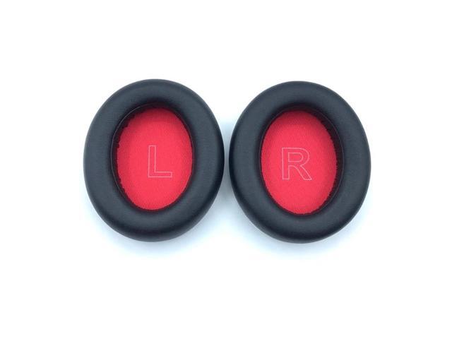Soft Memory Foam Earpads 2x Ear Cushion Cover Replacements Ear Pads Fit for Anker-Life Gifts for Men Women(Red)