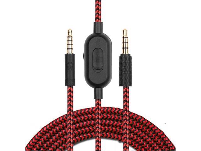 Replacement Cord for GPRO X G233 G433 Wire with Inline Mute & Volume Control(Red)