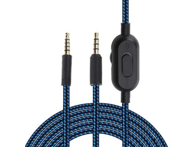 Replacement Cord for GPRO X G233 G433 Wire with Inline Mute & Volume Control(Blue)