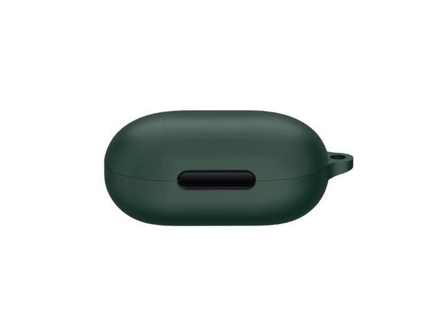 Soft Silicone Covers for Space A40 Earphone Protective Skin Holder High-Elastic Cover with Carabiner(dark green)