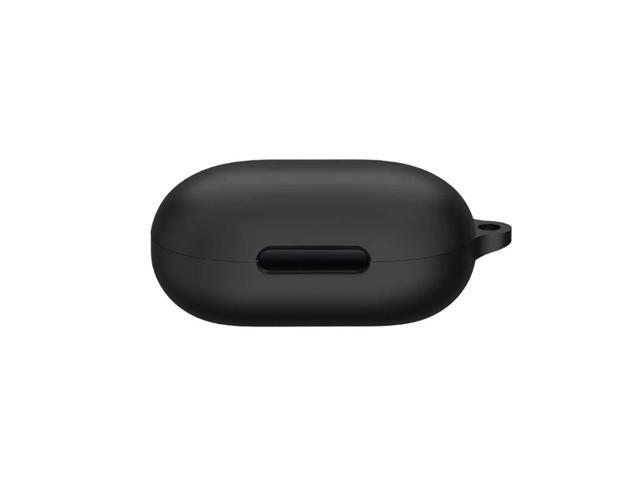 Soft Silicone Covers for Space A40 Earphone Protective Skin Holder High-Elastic Cover with Carabiner(Black)