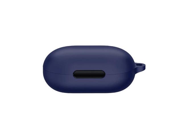 Soft Silicone Covers for Space A40 Earphone Protective Skin Holder High-Elastic Cover with Carabiner(Navy Blue)