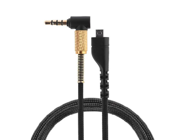 Braided Microphone Cable Extension Cord 1.5M Long for Arctis 3 5 7 9X