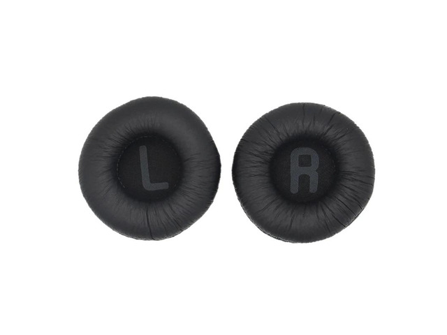 1 Pair Replacement Foam Ear Pads Cushion Cover for Tune600 T500BT T450 T450BT(Black)