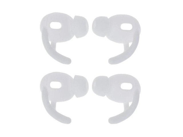 Silicone Earbuds Earphone Earplug Cover Earpad for air-pods 3 Eartip Earhook(Whi