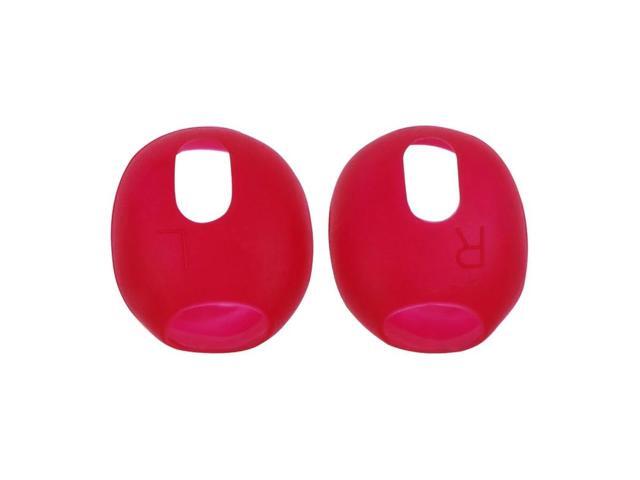 Ultra-thin Earphone Silicone Sleeve Ear Buds 1 Pair for Headset(Red)