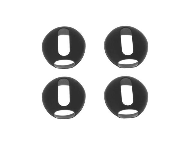 Durable Silicone Ear Tips Earbuds Covers for Headset Eartips Lightweight Earphone Repairing Parts(Black)