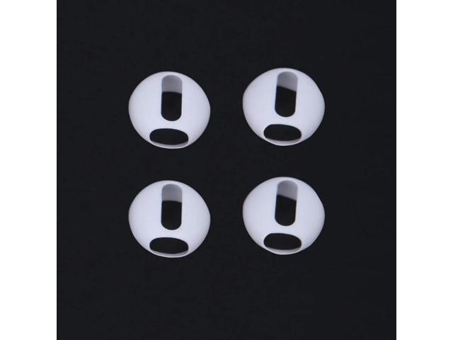 Durable Silicone Ear Tips Earbuds Covers for Headset Eartips Lightweight Earphone Repairing Parts(White)