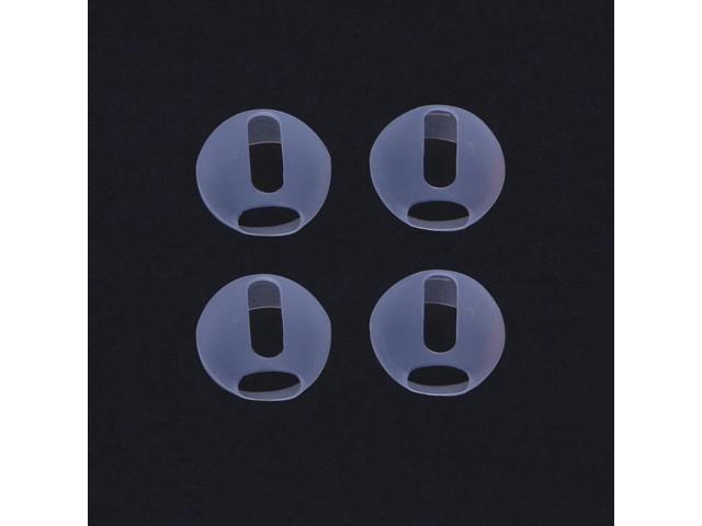 Durable Silicone Ear Tips Earbuds Covers for Headset Eartips Lightweight Earphone Repairing Parts(Gray)