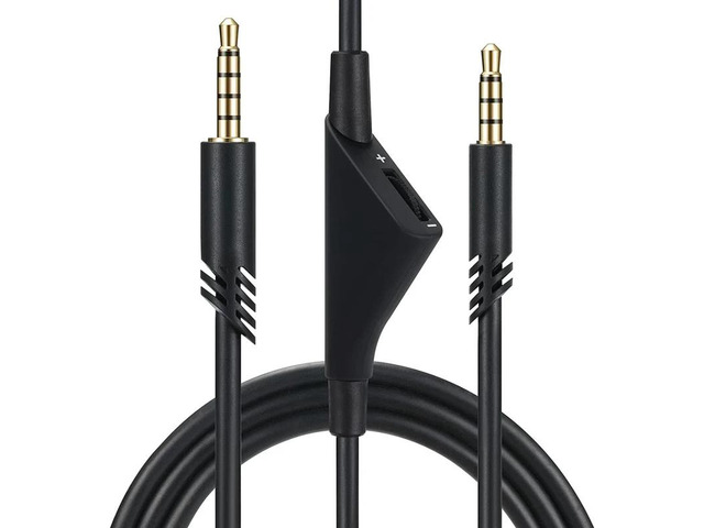 Replacement Cable Wire for A10 A30 A40 A40TR Headphones Extension Cord with Mute